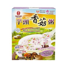 KING KUNG 京工 台灣芋頭香菇粥 (90克x3包) 即食沖泡粥品，嚴選在地食材，無添加色素防腐劑, 90g, 1個