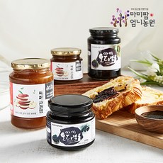 마미팜엄니농원 생과 그대로를 갈아 만든 생과잼 마미잼 2종 set, 1세트, 500g
