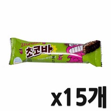 짱구 21곡 초코바, 15g, 15개