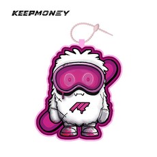 KEEPMONEY 25/26 브랜드 전용 스키 펠트 펜던트 스키 액세서리, 1개, 로즈 플레임
