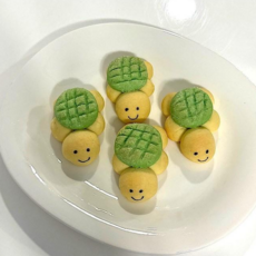 (1봉4마리) 수제 디저트 간식 거북이쿠키 버터 쿠키 답례품 어린이집 돌 잔치 결혼식 캐릭터, 40g, 1개