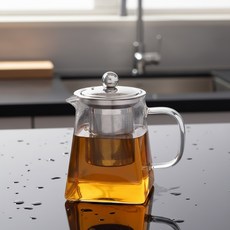 강샵 내열유리 차포트 차도구, 혼합색상(색상), 1개