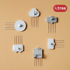 엘트리 똑또기핀 벽지핀 후크핀 벽걸이후크, 구름 5입, 상세설명 참조