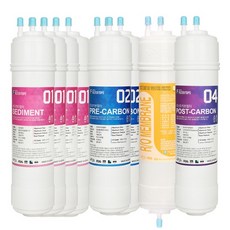 [필터탑스] 고품질 RO멤브레인 역삼투압 언더싱크 정수기 필터 전체/ 1년/ 2년관리세트 FTN-1200교체필터, 추가구매4) 부속품, 08_1/4 안전클립(10개), 1개