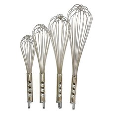 쿨샵 주방조리도구 짧은손잡이 스텐레스 거품기 주방용품 실리콘주방용품 실리콘조리도구, 소 360mm, 소 360mm