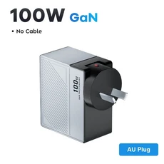100W GaN 충전기 PD QC USB 고속 유형 iPhone 15 14 13 Pro Max Macbook Samsung 용 빠른 전화, 05 AU Plug