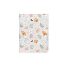 享居DOTDOT 幼兒童防蟎防水保潔睡墊(繽紛白) 約0.7 1cm 物理防蟎 透氣防水 高透氣 台灣製, 1個, 60x120cm