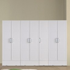 빅로드가구 NEW 에비앙 or 라이너 10자 장롱세트 너비2836mm 높이2000mm 깊이580mm 옷장 이불장 양복장 드레스룸, 04) 라이너(서랍형)_화이트