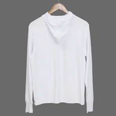 요비월드 여성 후드 집업 L 화이트 여름점퍼 자외선차단용 여름잠바