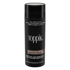 Toppik Hair Building Fibers 토픽 모발 커버 섬유 파우더 27.5g, 1개, 다크 브라운