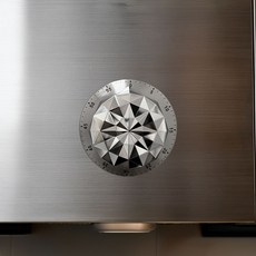 [주방인테리어소품] 이루다몰 주방타이머 아날로그 쿠킹타이머 실버, 1개