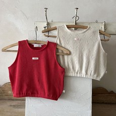 더랄라KC 매칭조끼<br><연베이지/레드><br>*XS~XL*