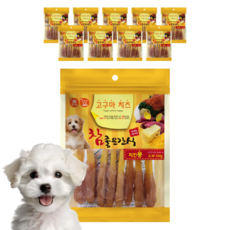 참좋은간식 고구마치즈 강아지 말랑 영양간식, 치킨봉맛, 100g, 10개 치킨봉맛, 100g, 10개