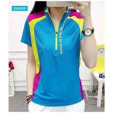 衣貳山 女款短袖運動POLO衫 速乾排汗機能T恤