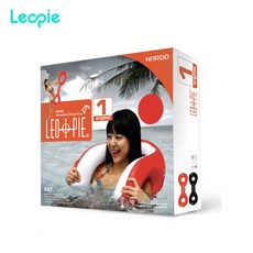 나루 물놀이 튜브 레오파이1 버클미포함 성인용, 블랙, 1개