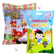 캐리와 친구들 비타C캔디 1000정 + 로티와 로리 아이캔디 플러스C 1000정, 1개
