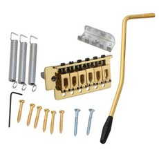 Yibuy 골드 10.5mm 6 현 일렉트릭 기타 나사 트레몰로 브리지 스트라토, 1개