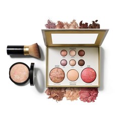 LAURA GELLER NEW YORK 베이크드 스타터 키트 - 베이크드 밸런스-앤 브라이트닝 토피 + 베스트 오브 더 베스트 토스카나 드림 페이스 팔레트 + 접이식 각진 가, 도자기