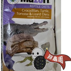 Mazuri 爬蟲飼料：鱷魚、烏龜、陸龜及蜥蜴專用設計飼料, 1個, 5E5M 陸龜幼龜飼料 25磅, 25磅