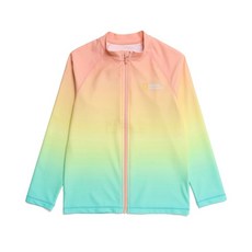 내셔널지오그래 NATIONAL GEOGRAPHIC KIDS K232URG740 그라데이션 로고 집업 PEACH 454861
