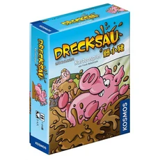 <孩子王桌遊> 正版桌遊 髒小豬 繁中版 KOSMOS DRECKSAU卡牌遊戲 德國最佳桌遊 2-4人, 遊戲特定色盤, 1個