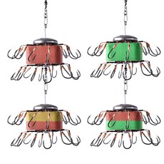 翻板鉤海竿拋竿爆炸魚鉤方塊餌料釣魚翻版魚勾八爪盤鉤串夾餅鉤, 1個, 優質線款8鉤【3盤共6副鉤】,13號 釣15.0公斤內