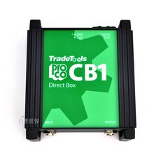 Pro Co CB-1 被動式 DI Box 阻抗轉換器 - 電吉他、貝斯音質優化, 1個