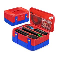 닌텐도 스위치 가방 클래식 OLED 겸용 보관케이스 여행용 캠핑용, 1개, 스위치 1,oled 전용, 마리오 클래식