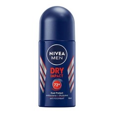 NIVEA MEN 妮維雅男士止汗爽身乳液, 1個, Dry Impact 72h深藍色
