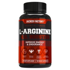Jack Factory L-精氨酸 N.O.助推器素食膠囊, 1個, 90 件