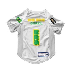 Littlearth 스트레치 펫 저지 - 공식 라이선스 FIFA 월드컵 2026 팀: 스페인 사이즈: XL, XS, 브라질