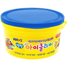 아모스 아이클레이 600g 대용량 클레이 / 10가지색상, 파랑, 1개