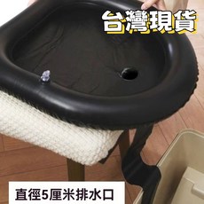 家用充氣洗頭盆 孕婦老人床上 便攜洗頭槽 可折疊收納床邊 躺著洗頭盆, 1個