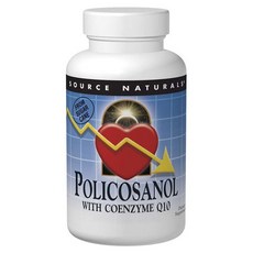 SOURCE NATURALS 甘蔗原素&輔酶Q10錠, 120顆, 1罐