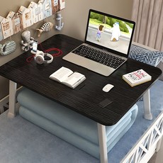 라이프모아 다용도 접이식 베드테이블, 블랙, 1개