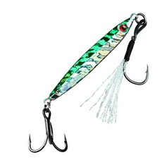 금속 낚시 루어 무게 트롤링 하드 베이트 배스 미끼 태클 송어 지깅 바닷물, 5. 1 pcs 5, E. 7cm 15g