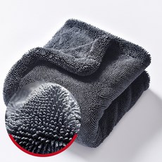 리빙가든 제로스크레치 세차타월, 1개, 그레이