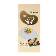 햇살콩 유부/김밥유부/아부라기 115g (신미), 3개