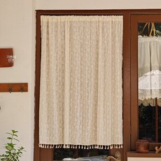 반가림 데이지 무늬 린넨커튼 여름 인테리어 신혼집 침실 거실용