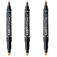 제브라 옵텍스 케어 형광펜 WKCR1 + 사은품(모닝 3색), 3개, 오렌지(OR)