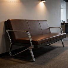 77ang 병원용쇼파 미용실 휴게실소파 대기실, 1개, 고급 천연 소재 3인용