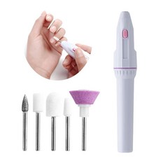 네일 폴리 셔 미니 전기 드릴 머신 손톱과 발톱에 적합 휴대용 아트 전문 도구, 1개, 1. GJ-DMJ-001-RG