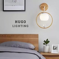 HUGO LIGHTING 小鳥原木壁燈 侘寂風 北歐風 日式床頭燈, 壁燈款 常規12cm 不附泡