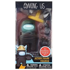 AMONGUS 액션 피규어 블랙, 1개