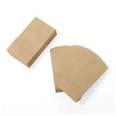 포장재료 이벤트용 선물포장재 무지 크라프트 봉투 100p세트(18x32cm), 포장재료 이벤트용 선물포장재 무지 크라프트 봉투 100