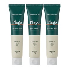 플라고 치약 플러스 반려동물 바르는 치약, 80g, 3개