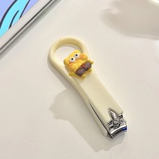 海綿寶寶卡通指甲刀ins高顔值可愛學生指甲剪便攜鑰匙扣修甲工具, 1個, 海綿寶寶