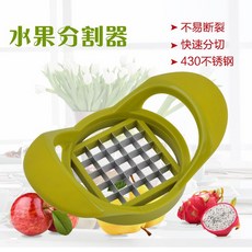 方塊狀不銹鋼家用切果器(切丁/切條)廚房工具, 1個