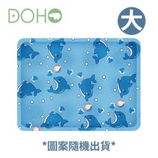 DOHO 涼感凝膠坐墊 夏季冰墊 學生辦公室寵物適用 50x40cm 大尺寸, 1個, 大 (50cm*40cm)