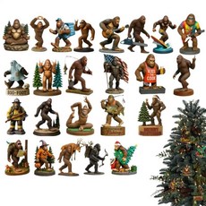 크리스마스 생물 카운트다운 캘린더 아크릴 스텔링 가족 친구 야생, 1. M